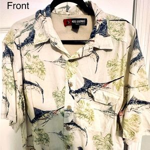 Reel Legends Men’s Button Up Shirt Sz XL